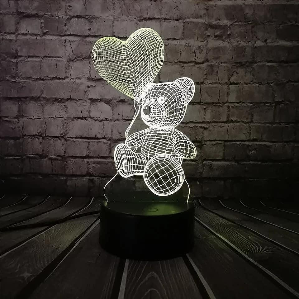 3D Холограмна нощна лампа